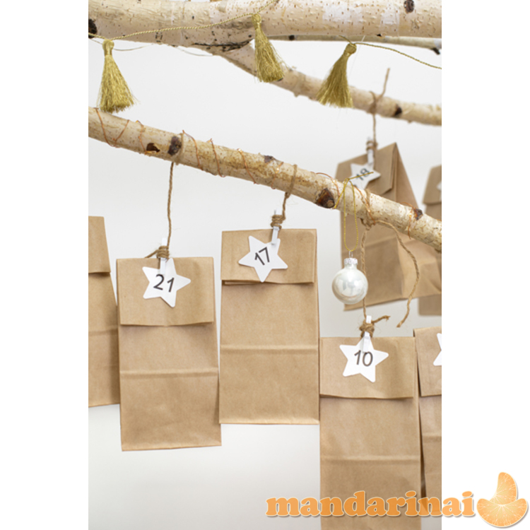 Advent calendar Bags, craft (1 pkt / 24 pc.)