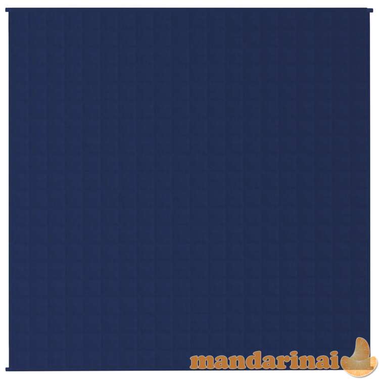 Sunki antklodė, mėlynos spalvos, 200x200cm, audinys, 13kg