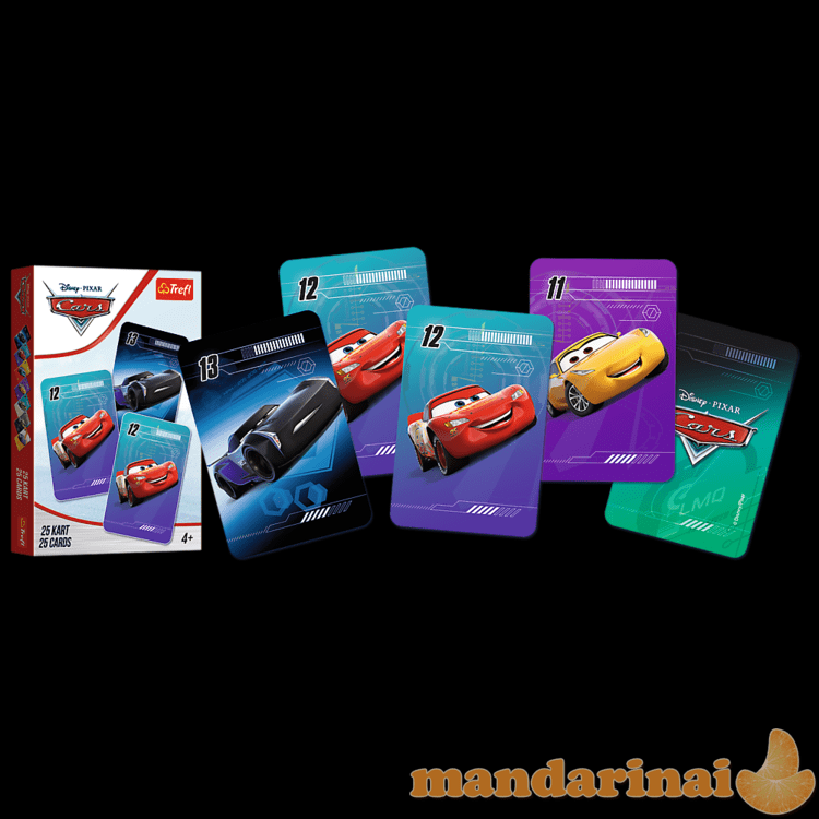 TREFL CARS Kortų žaidimas „Ratai“