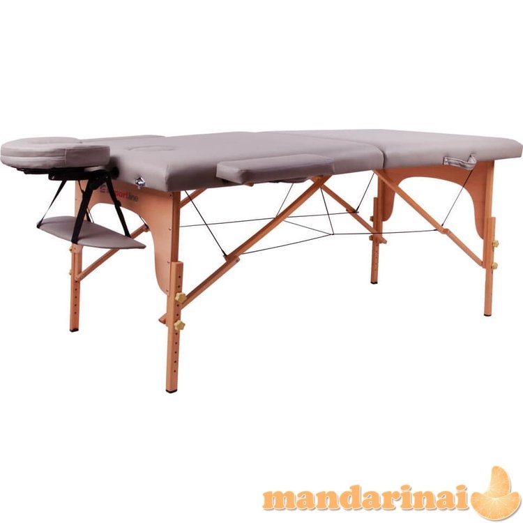 Mobilus medinis masažo stalas 2 dalių inSPORTline Taisage