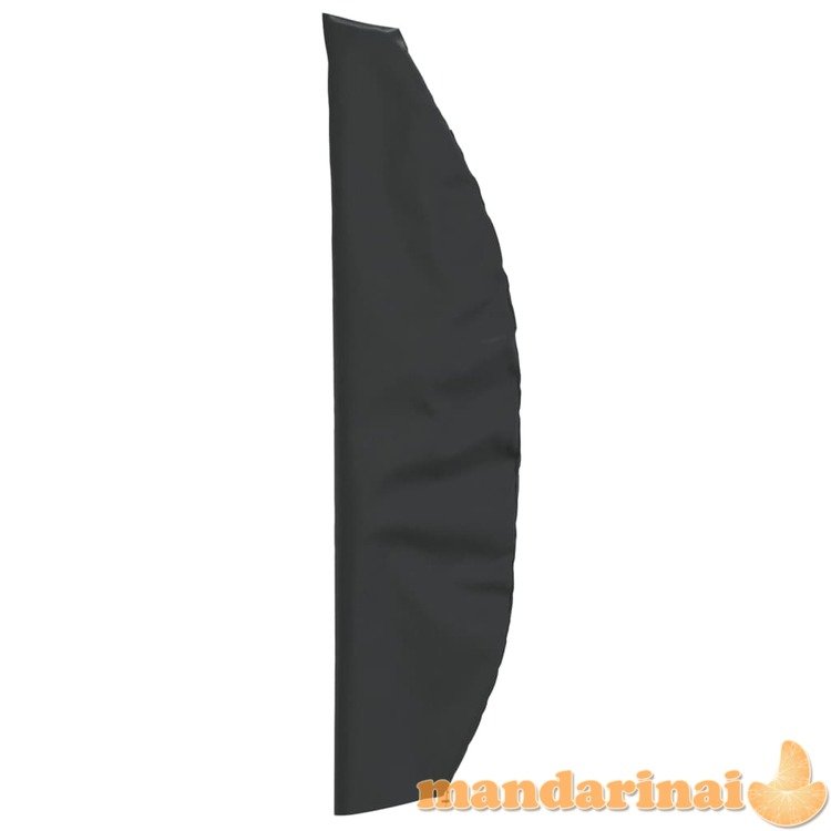 Sodo skėčio uždangalas, juodas, 280x30/81/45cm, 420d oksfordas