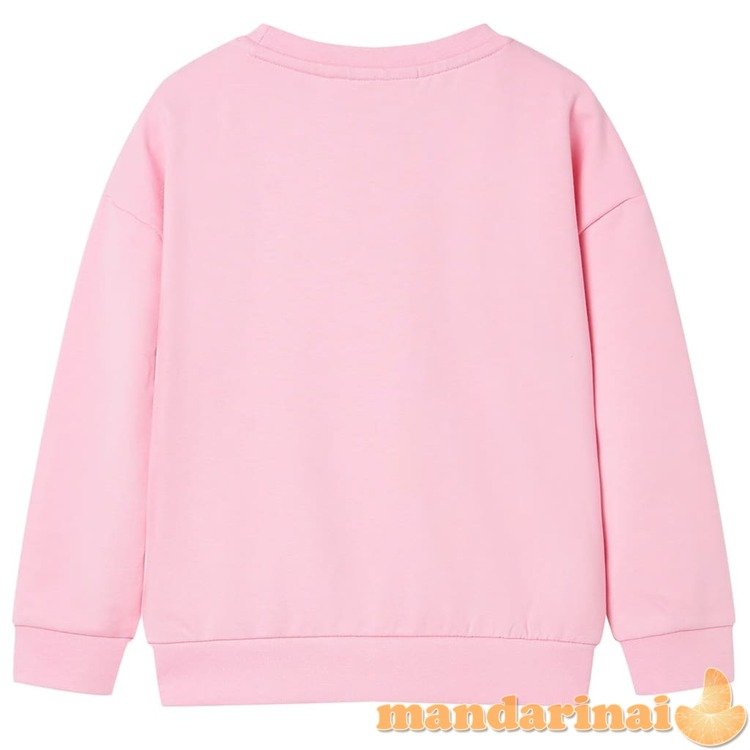 Vaikiškas sportinis megztinis, rožinės spalvos, 140 dydžio