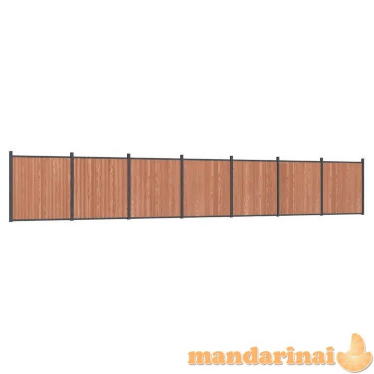 Tvoros segmentas, rudos spalvos, 1218x186cm, wpc