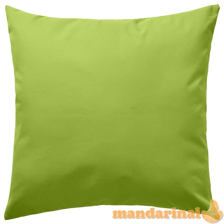 Lauko pagalvės, 2 vnt., obuolio žalios spalvos, 45x45cm