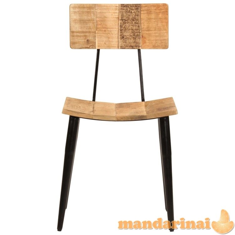 Valgomojo kėdės, 2vnt., 44x40x80cm, mango medienos masyvas