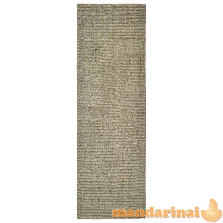 Sizalio kilimėlis draskymo stulpui, taupe spalvos, 80x250cm