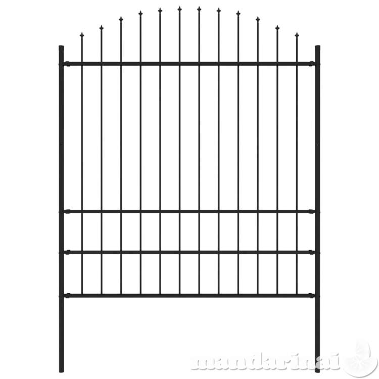 Lauko tvora su iečių viršug., juoda, (1,75-2)x1,7m, plienas