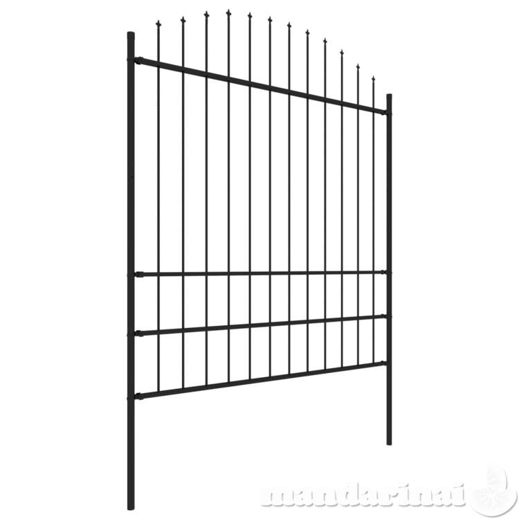 Lauko tvora su iečių viršug., juoda, (1,75-2)x1,7m, plienas