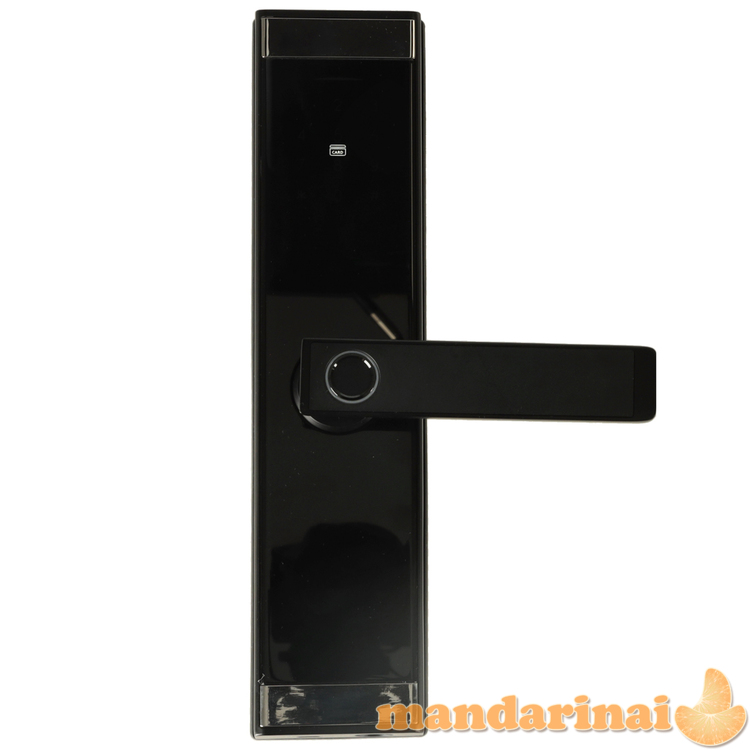 Pirštų atspaudų kodo derinio durų rankenos kortelė juoda