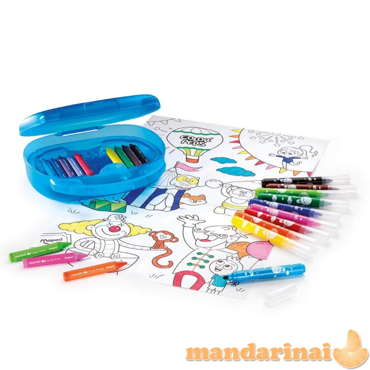 Colorpeps Jumbo meno rinkinys su kreidelių dėklu