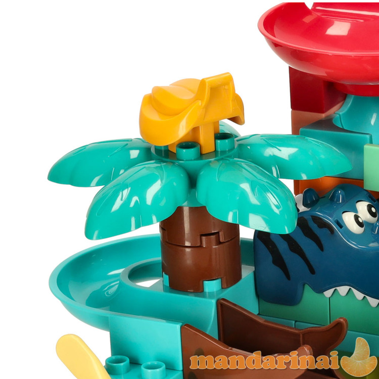 Kūrybinių blokų kamuoliukų tako dinozaurų parkas 121sz 4