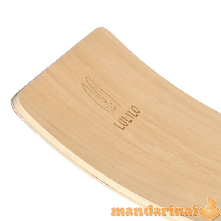 LULILO Ajlo balansinė lenta su rožiniu veltiniu 3