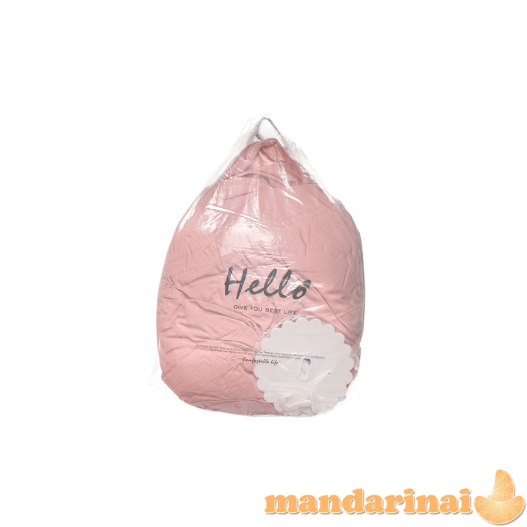 Baldakimo užuolaida tipi palapinė kabanti šviesiai rausva 3