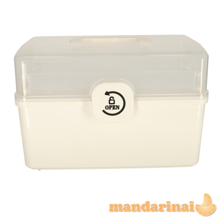 Organizatorius vaistų konteineris vaistinėlė vaistinėlė 34x19x22,5cm 4