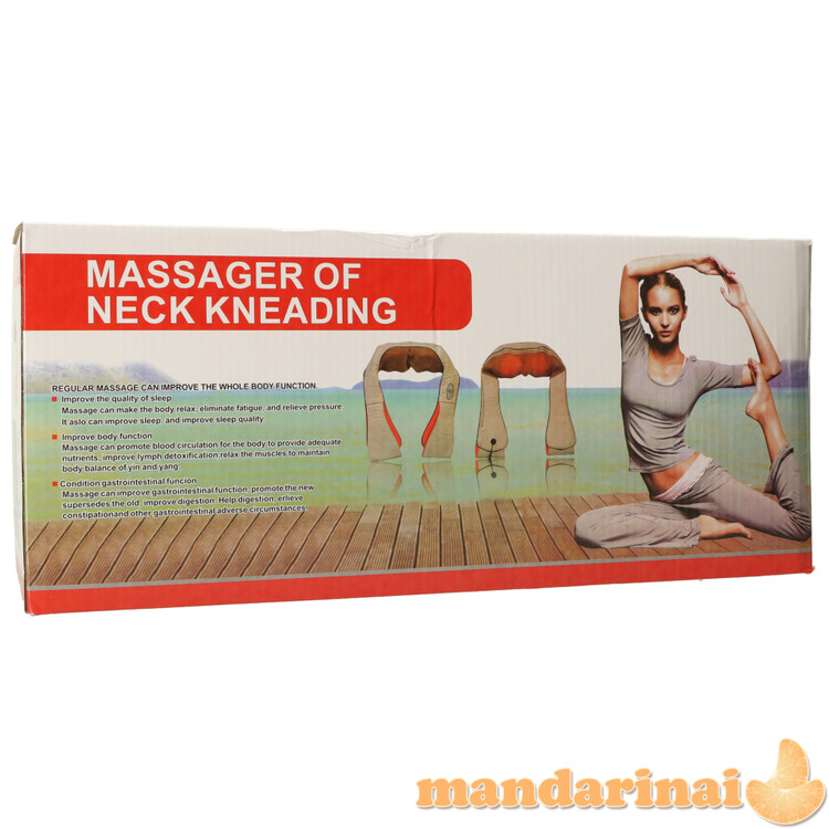 Shiatsu kaklą, kaklą nugarą šildantis masažinis apykaklės masažuoklis 4