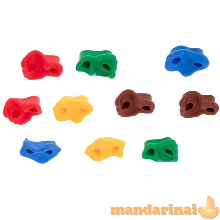 Laipiojimo akmenukų laikikliai vaikams 10vnt 2