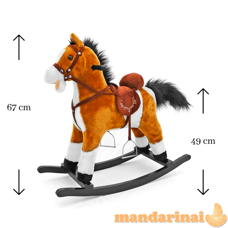 Milly Mally Rocking Horse Mustang Šviesiai Ruda