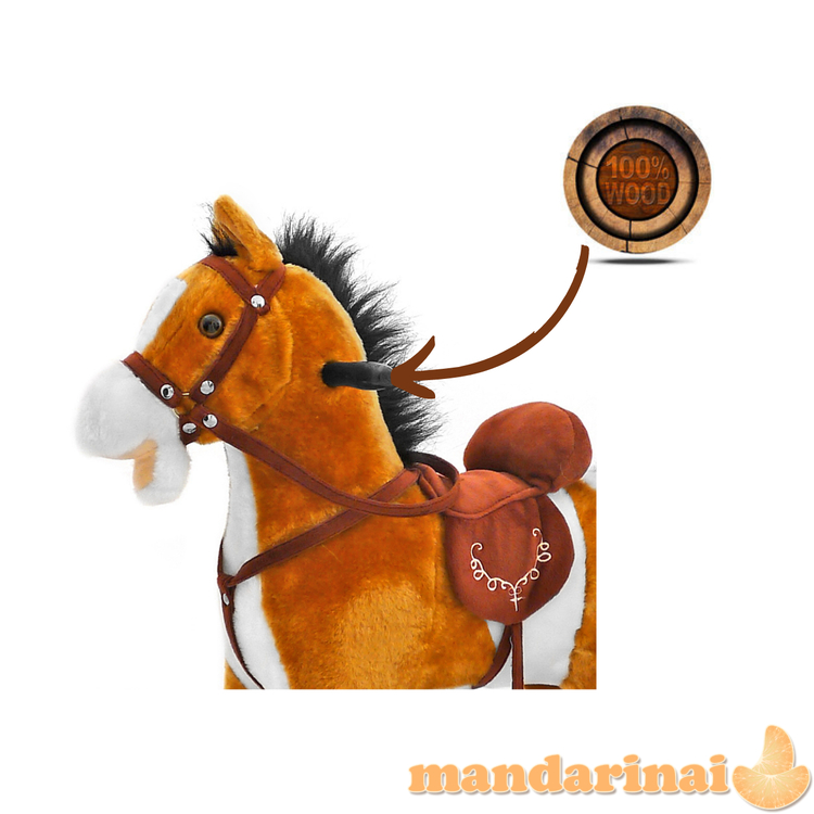 Milly Mally Rocking Horse Mustang Šviesiai Ruda