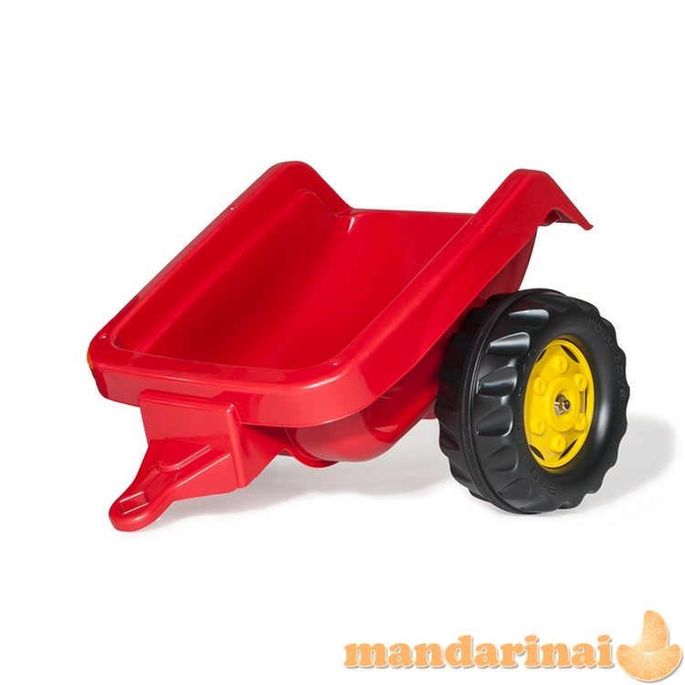 Rolly Toys 023127 Rolly Kid traktorius su kaušu ir raudona priekaba