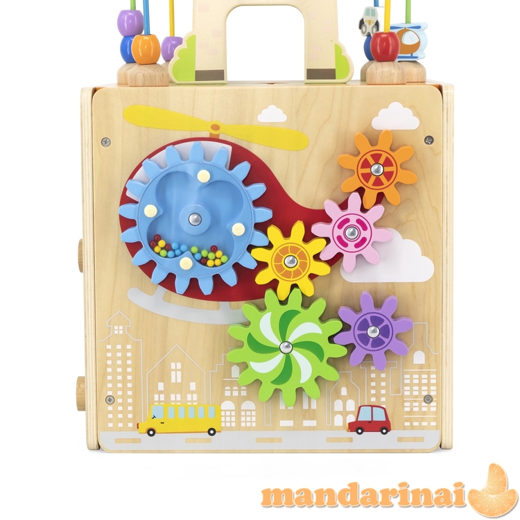 Viga 44591 5-in-1 edukacinis kubas su erdviniu labirintu