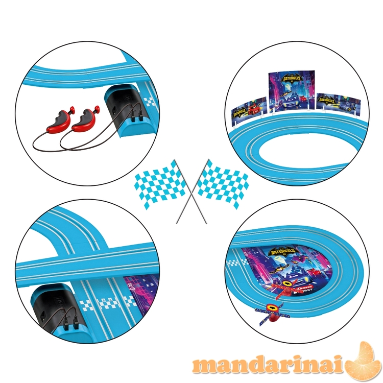 Carrera First 20063047 Batwheels Laikas veikti 2,4m