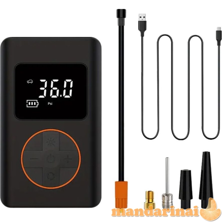 Įkraunamas elektrinis oro siurblys  inSPORTline Gaberila  su maitinimo banku ir LED &scaron;viesa