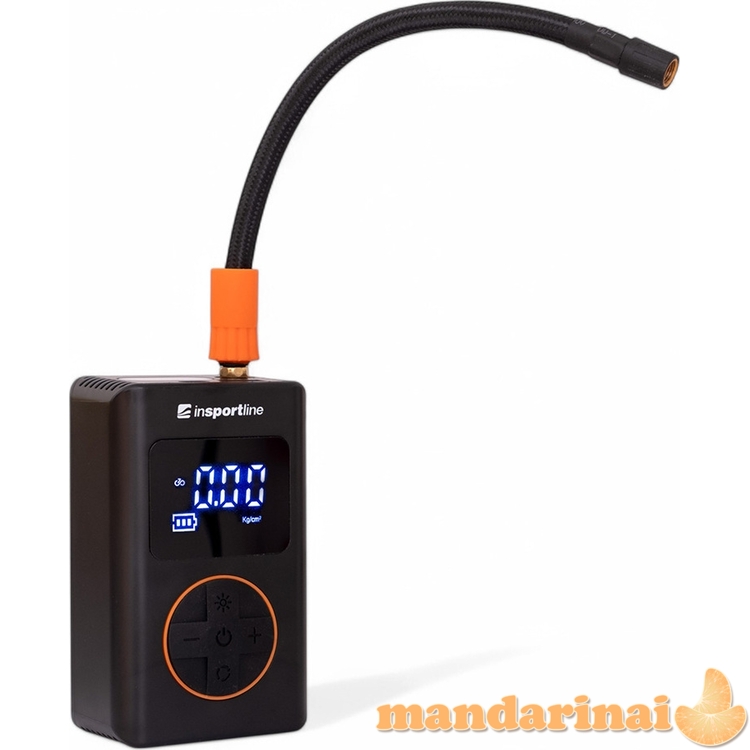 Įkraunamas elektrinis oro siurblys  inSPORTline Gaberila  su maitinimo banku ir LED &scaron;viesa