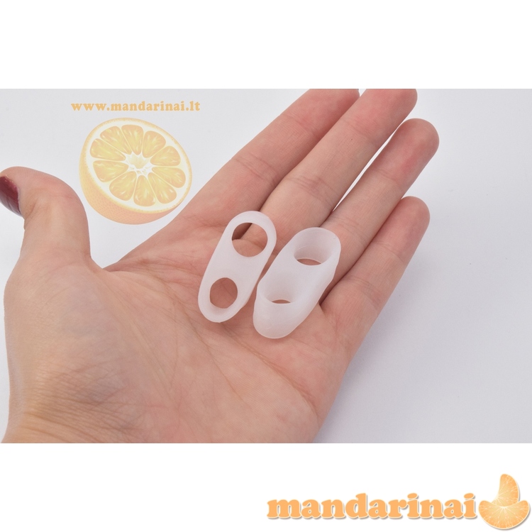 Minkšti guminiai tarpupirščiai mažiesiems pirštams