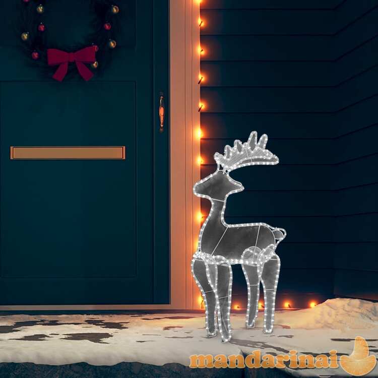 Kalėdų dekoracija elnias, 60x24x89cm, 306 led, tinklinė