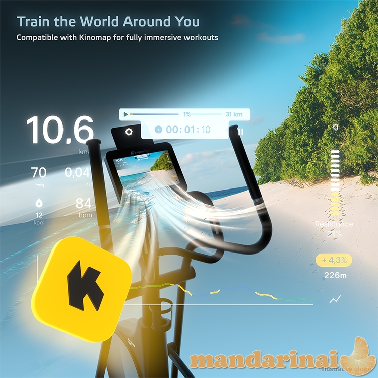 Elipsinis treniruoklis inSPORTline ZenStride 600 9