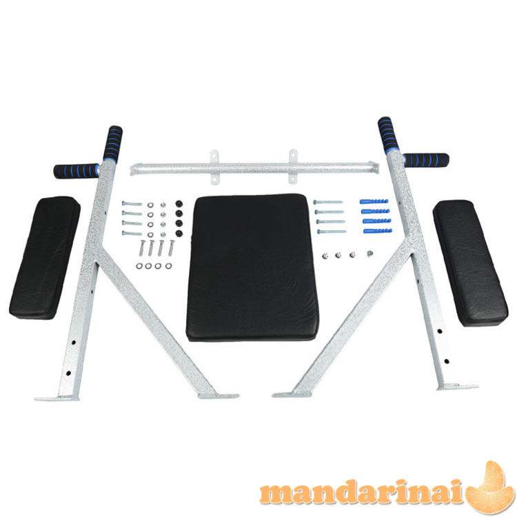 Prie sienos montuojamos lygiagretės SANRO PR-2 Juodos, iki 200kg 1