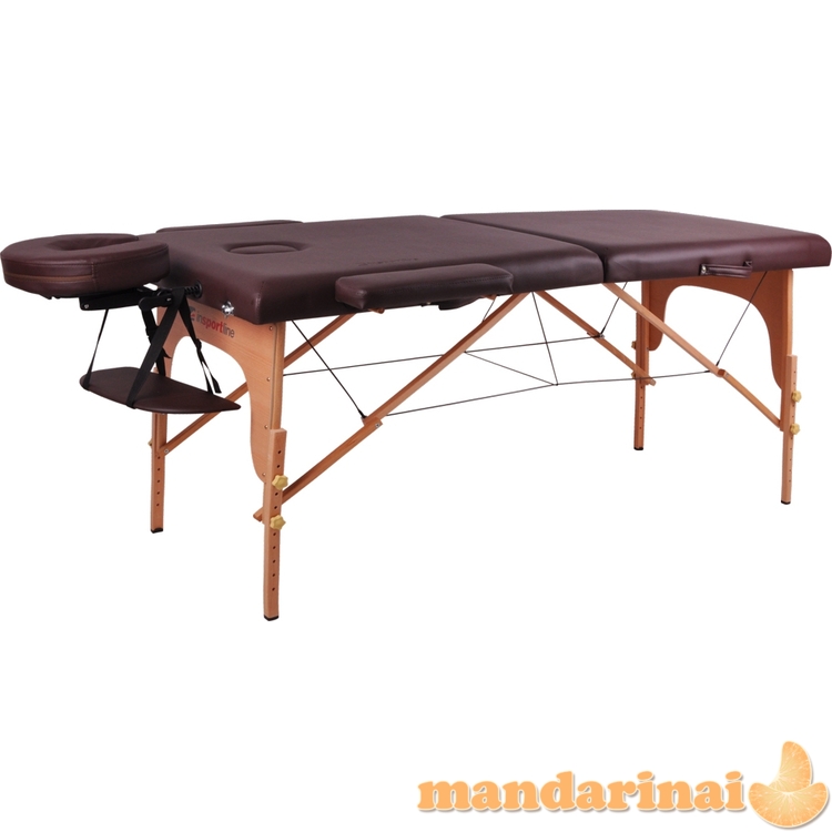 Mobilus medinis masažo stalas 2 dalių inSPORTline Taisage 2