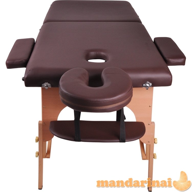 Mobilus medinis masažo stalas 2 dalių inSPORTline Taisage 4
