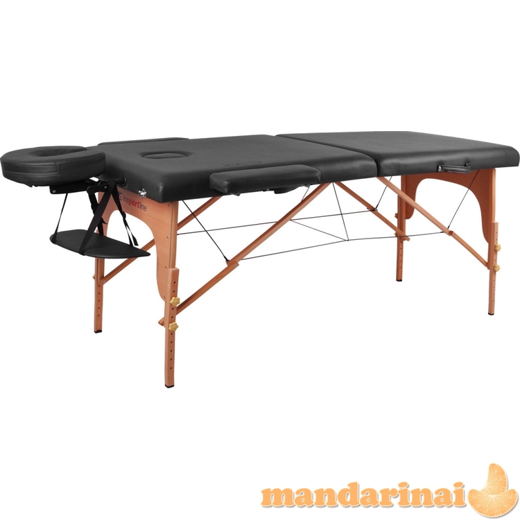 Mobilus medinis masažo stalas 2 dalių inSPORTline Taisage 1