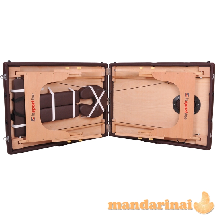 Mobilus medinis masažo stalas 2 dalių inSPORTline Taisage 5