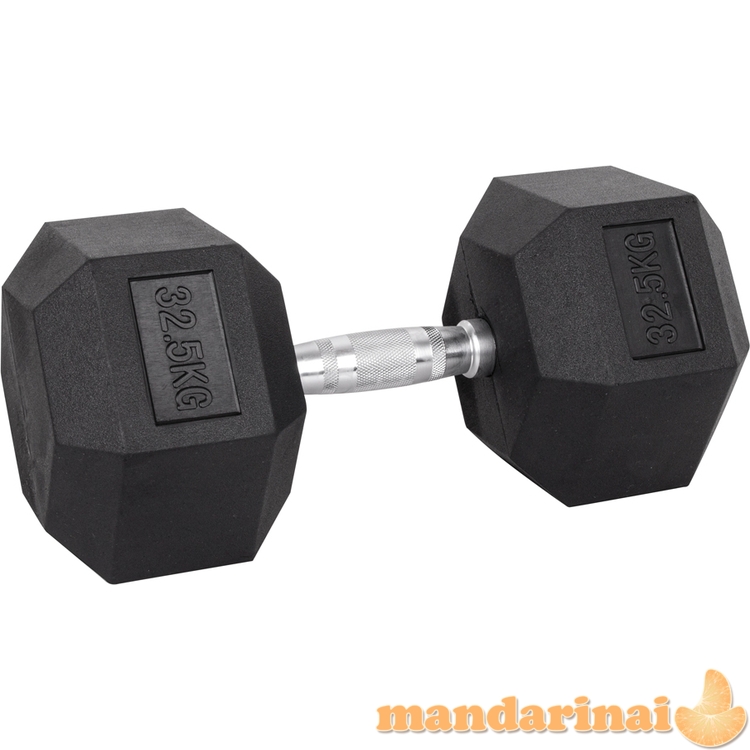 &Scaron;e&scaron;iakampis hantelis inSPORTline Hexsteel 32.5kg