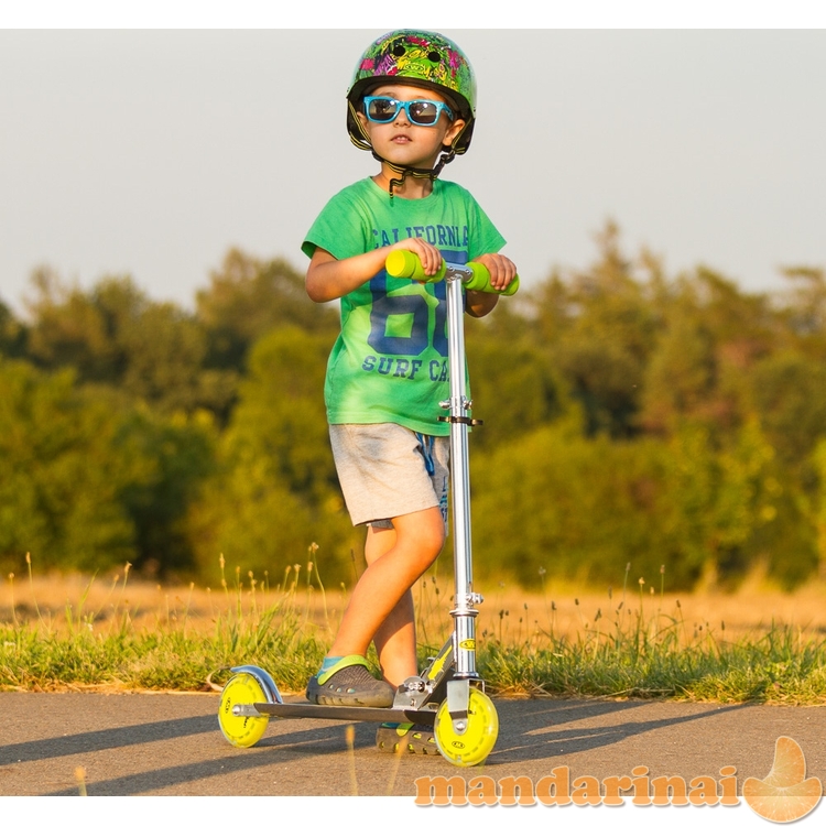 Sulankstomas paspirtukas su &scaron;viečiančiais ratukais Worker Racer Urban Boy (iki 50 kg)