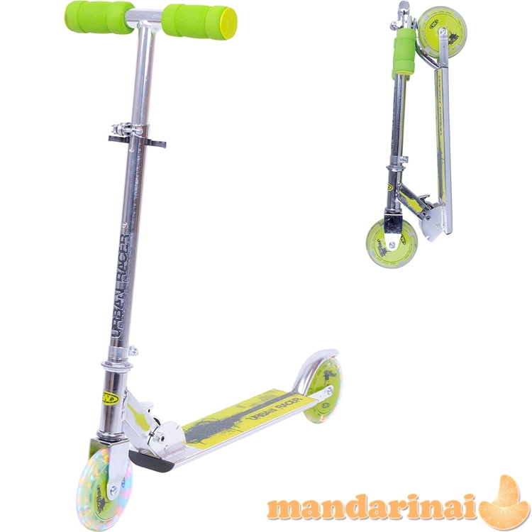 Sulankstomas paspirtukas su &scaron;viečiančiais ratukais Worker Racer Urban Boy (iki 50 kg)