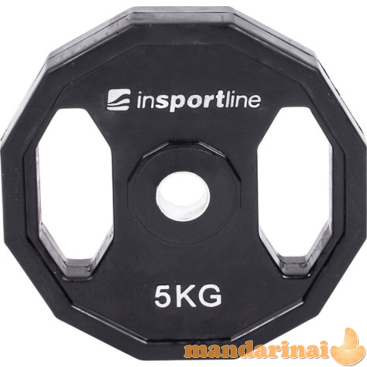 Guma padengtas svoris 30mm inSPORTline Ruberton 5kg