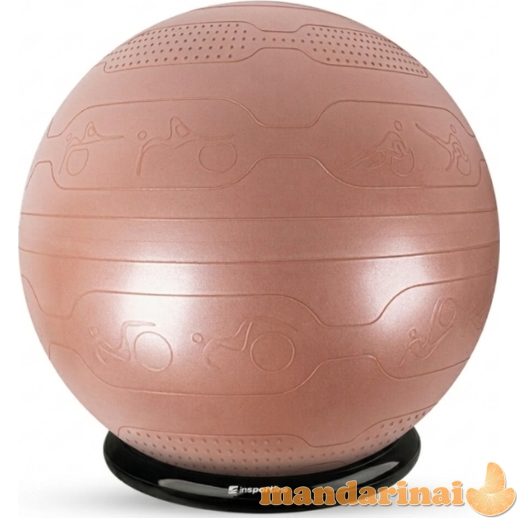 Exercise Ball inSPORTline Stretch Ball 65 cm w/ BallBase