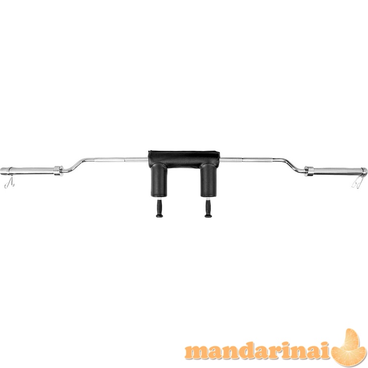 Olimpinė saugaus pritūpimo &scaron;tanga inSPORTline Squabar 239,3 cm / 50 mm, 25,5 kg, iki 317 kg, su užraktais