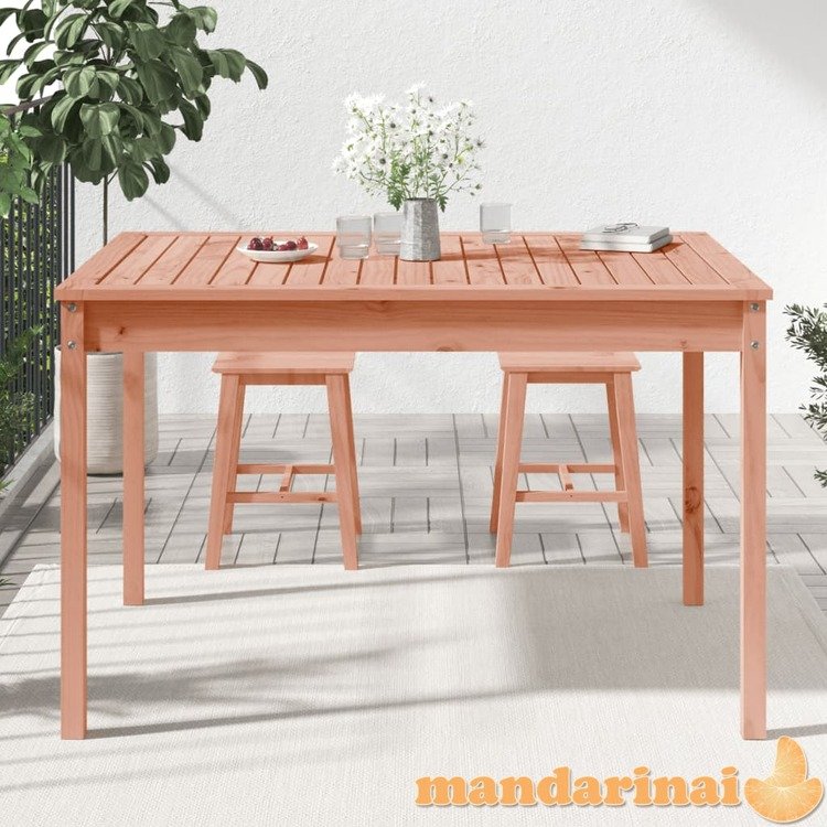 Sodo stalas, 121x82,5x76cm, duoglas eglės medienos masyvas
