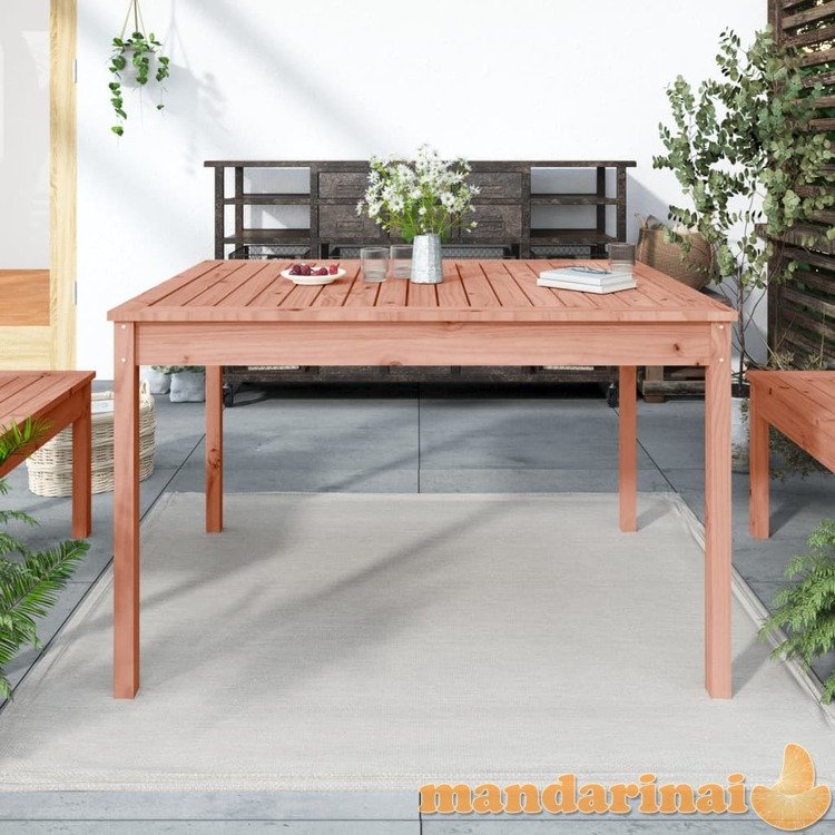 Sodo stalas, 121x82,5x76cm, duoglas eglės medienos masyvas