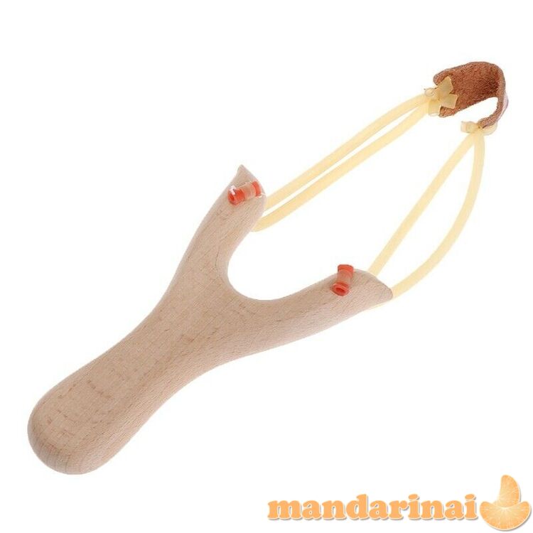 Tvirta medinė ragatkė su dvigubomis gumomis