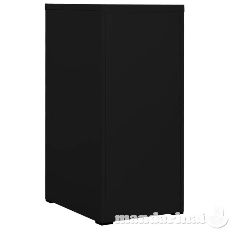Spintelė dokumentams, juodos spalvos, 46x62x102,5cm, plienas