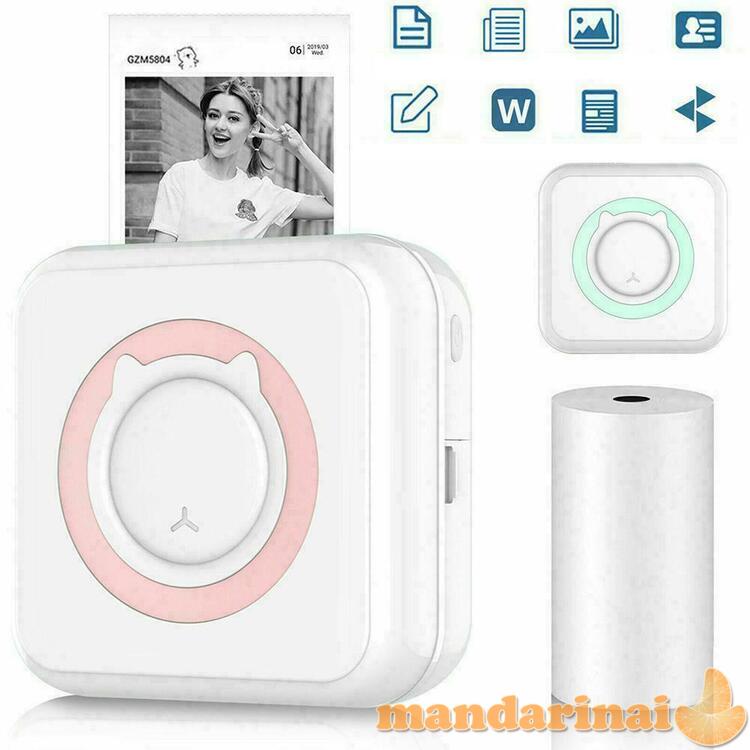 Kišeninis spausdintuvas su priedais