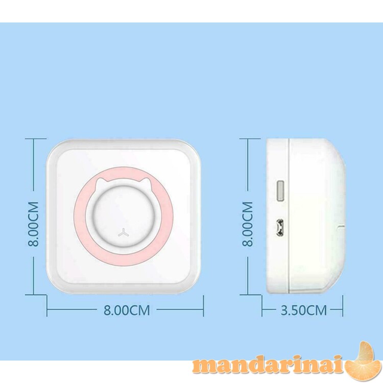 Kišeninis spausdintuvas su priedais