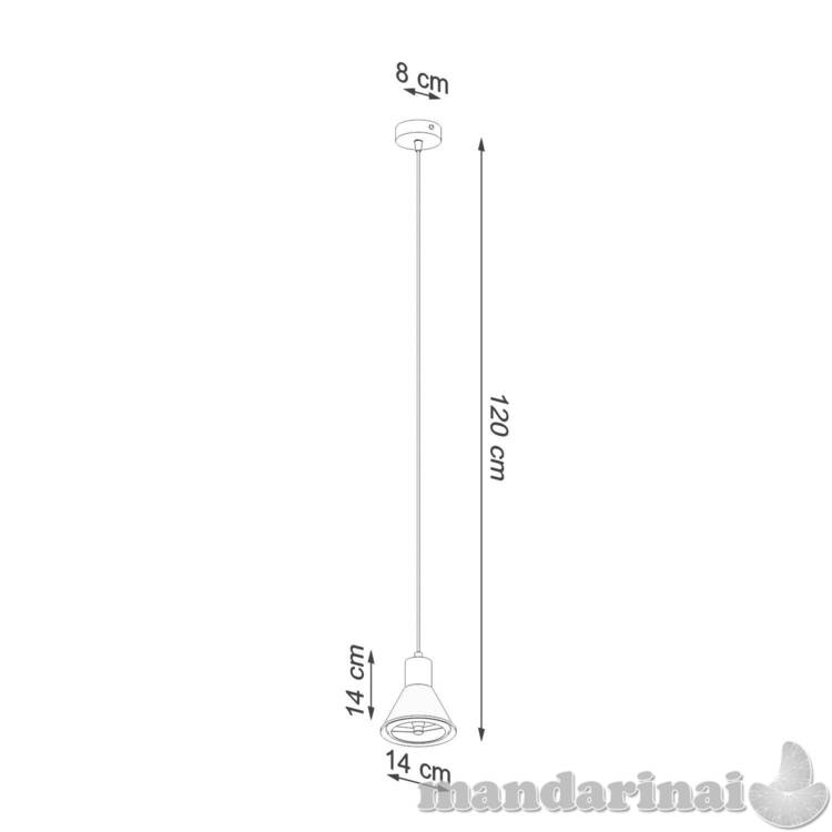 Pakabinama lempa Talja 1 balta [ES111] 7