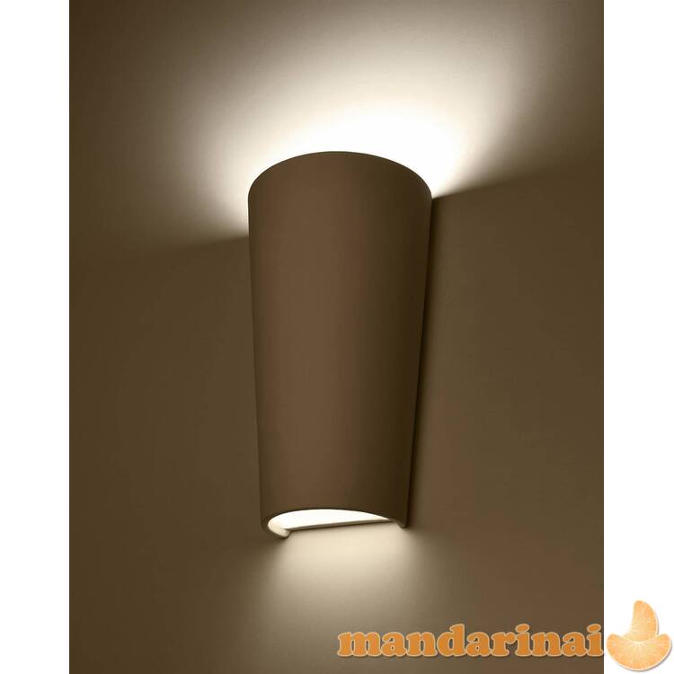 Sieninis šviestuvas keramika lana