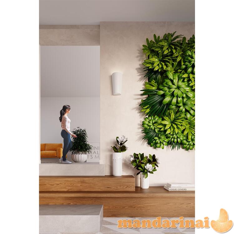 Sieninis šviestuvas keramika lana